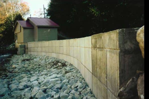 Retaining Wall Mendon Brook